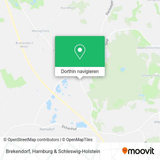 Brekendorf Karte