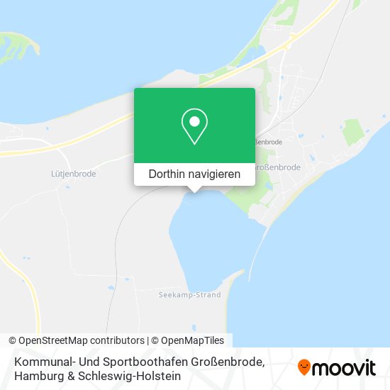 Kommunal- Und Sportboothafen Großenbrode Karte