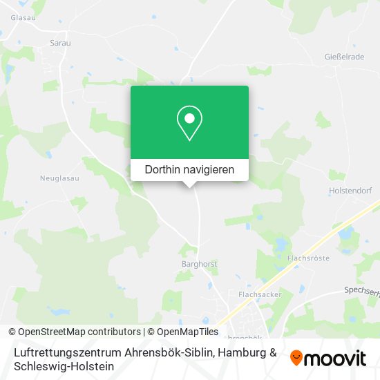 Luftrettungszentrum Ahrensbök-Siblin Karte