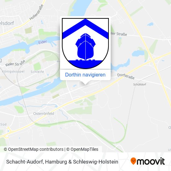 Schacht-Audorf Karte