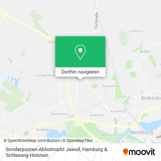 Sonderposten-Abholmarkt Jawoll Karte