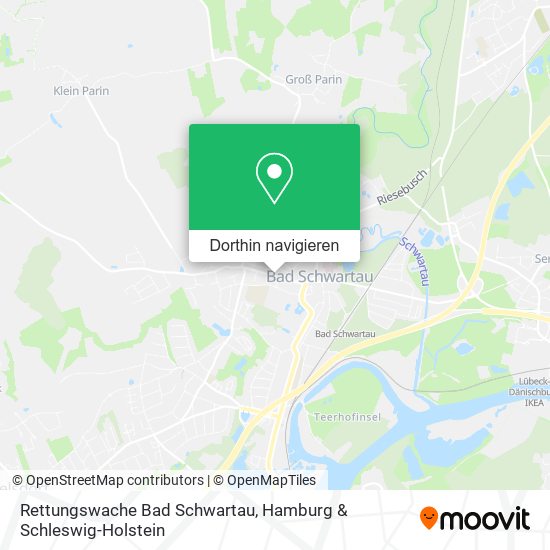 Rettungswache Bad Schwartau Karte