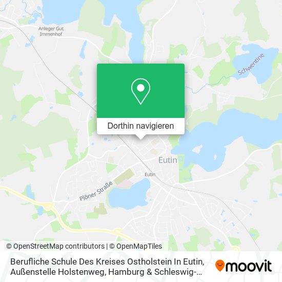 Berufliche Schule Des Kreises Ostholstein In Eutin, Außenstelle Holstenweg Karte
