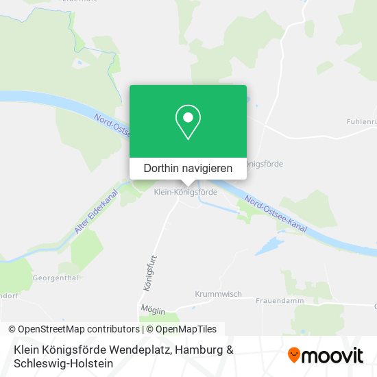 Klein Königsförde Wendeplatz Karte