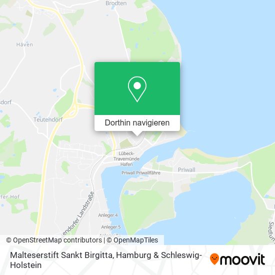 Malteserstift Sankt Birgitta Karte