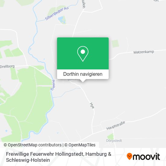 Freiwillige Feuerwehr Hollingstedt Karte