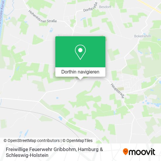 Freiwillige Feuerwehr Gribbohm Karte