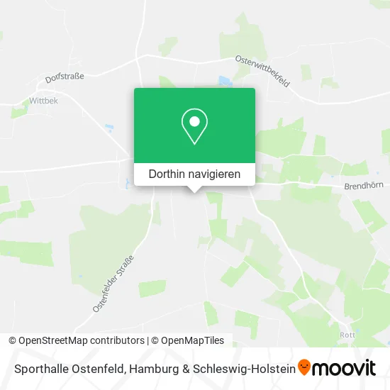 Sporthalle Ostenfeld Karte