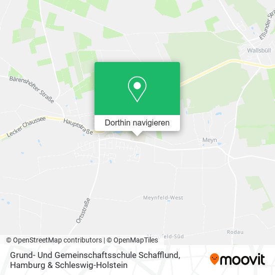 Grund- Und Gemeinschaftsschule Schafflund Karte
