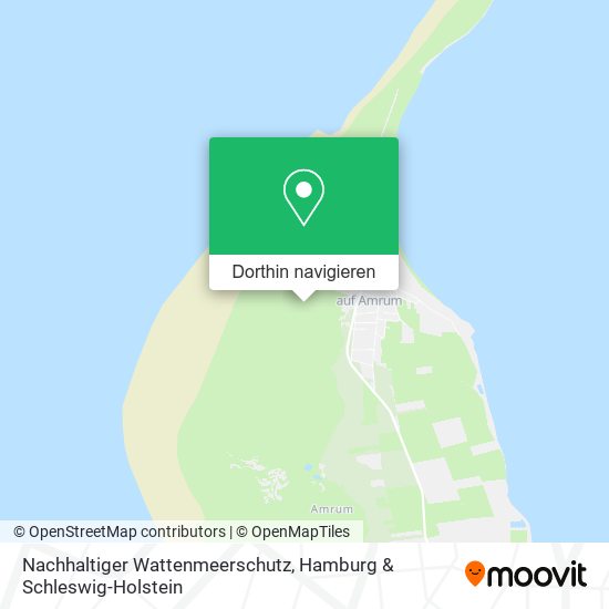 Nachhaltiger Wattenmeerschutz Karte