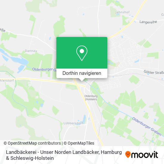 Landbäckerei - Unser Norden Landbäcker Karte