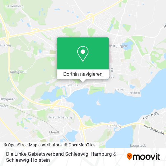 Die Linke Gebietsverband Schleswig Karte