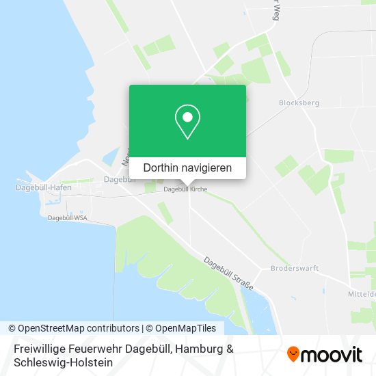 Freiwillige Feuerwehr Dagebüll Karte