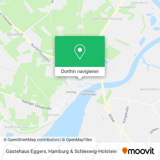 Gästehaus Eggers Karte