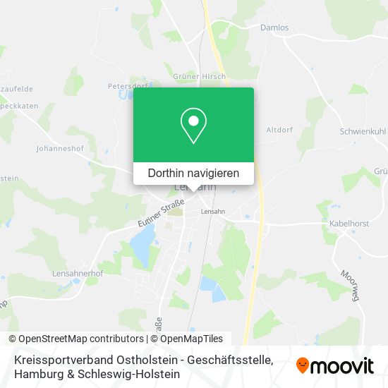 Kreissportverband Ostholstein - Geschäftsstelle Karte