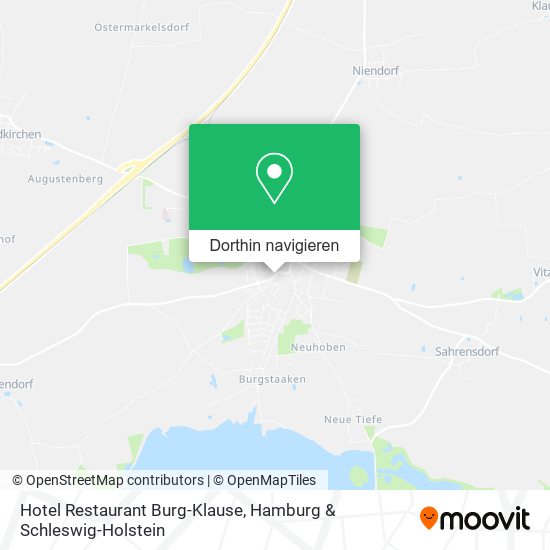 Hotel Restaurant Burg-Klause Karte