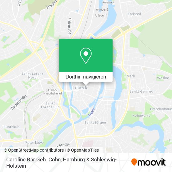 Caroline Bär Geb. Cohn Karte
