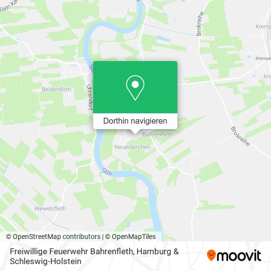 Freiwillige Feuerwehr Bahrenfleth Karte