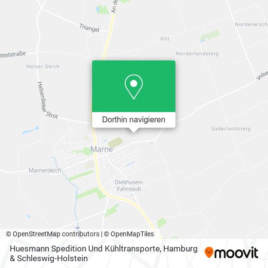 Huesmann Spedition Und Kühltransporte Karte
