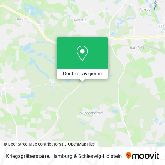 Kriegsgräberstätte Karte