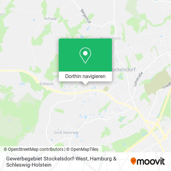 Gewerbegebiet Stockelsdorf-West Karte