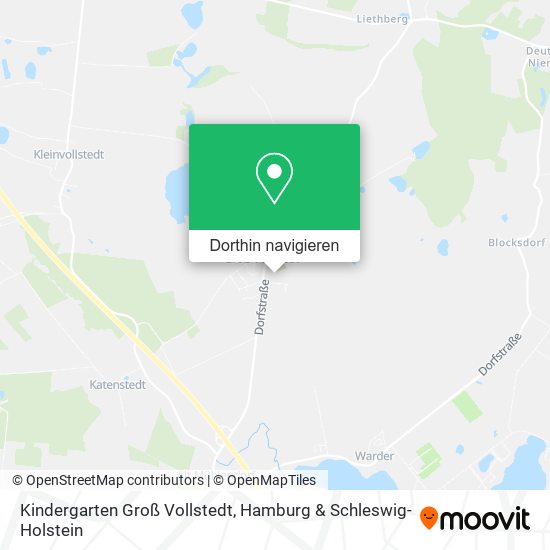 Kindergarten Groß Vollstedt Karte