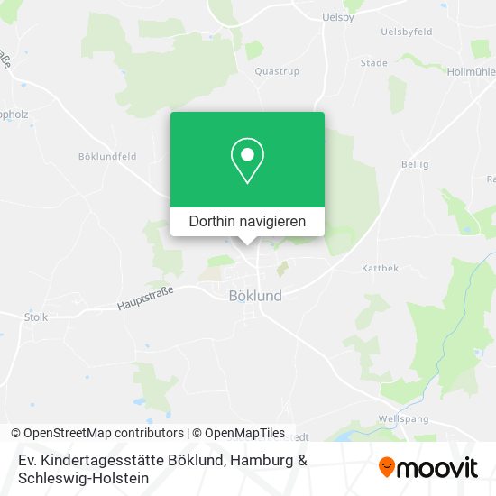 Ev. Kindertagesstätte Böklund Karte