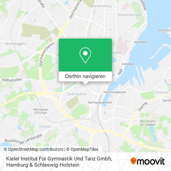 Kieler Institut Für Gymnastik Und Tanz Gmbh Karte