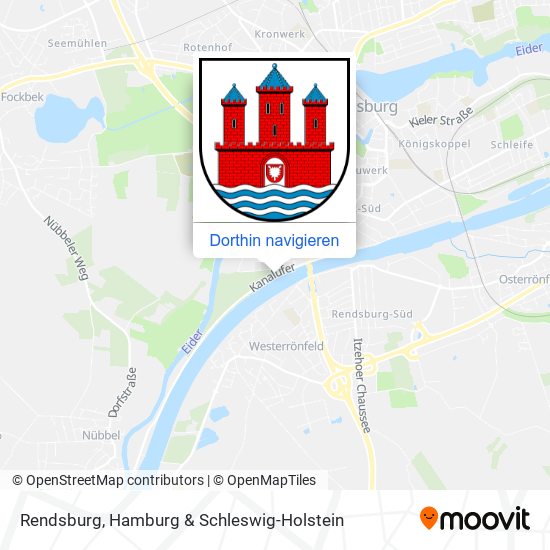 Rendsburg Karte