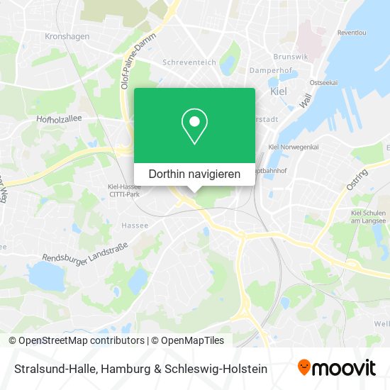 Stralsund-Halle Karte