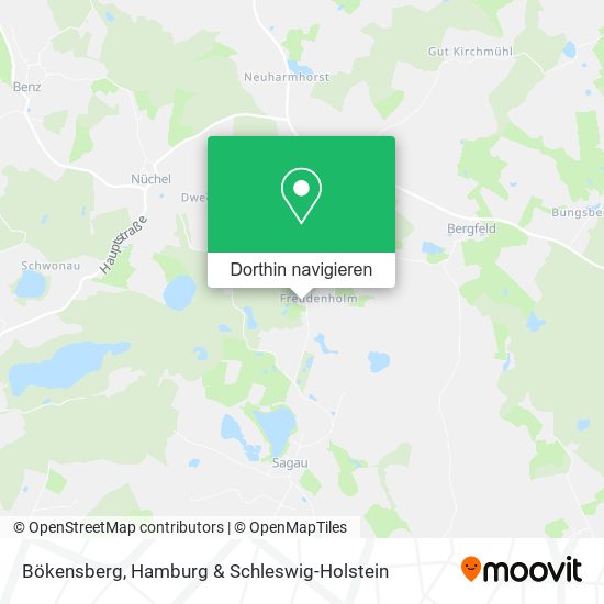 Bökensberg Karte