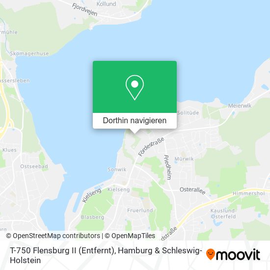 T-750 Flensburg II (Entfernt) Karte