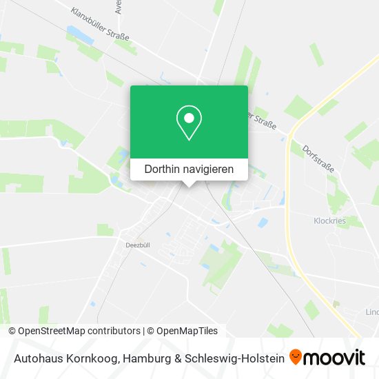 Autohaus Kornkoog Karte