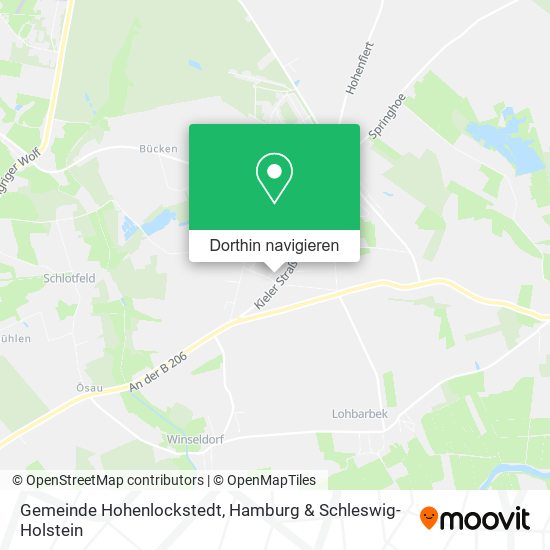 Gemeinde Hohenlockstedt Karte