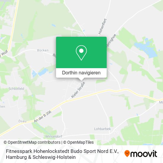 Fitnesspark Hohenlockstedt Budo Sport Nord E.V. Karte
