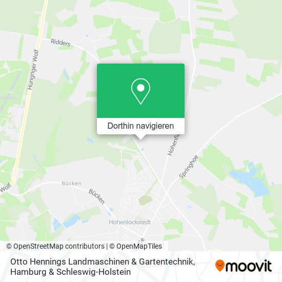 Otto Hennings Landmaschinen & Gartentechnik Karte