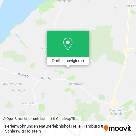 Ferienwohnungen Naturerlebnishof Helle Karte