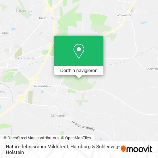 Naturerlebnisraum Mildstedt Karte