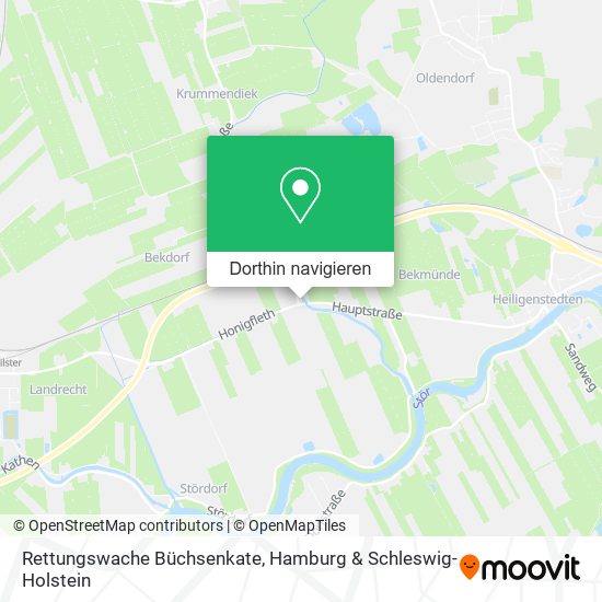 Rettungswache Büchsenkate Karte