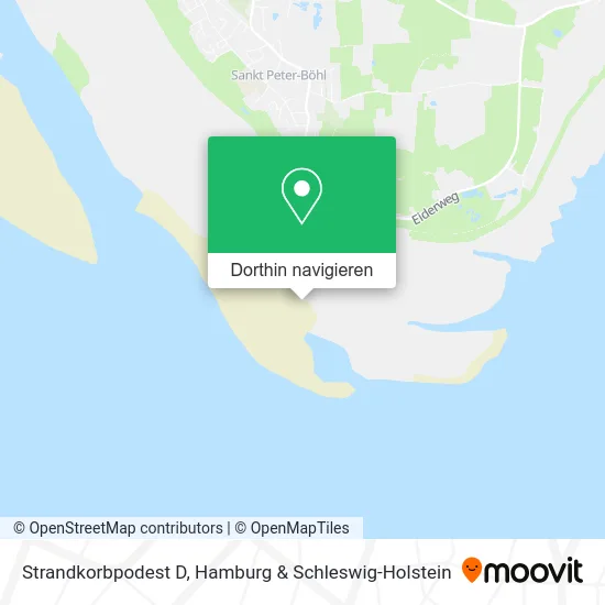 Strandkorbpodest D Karte