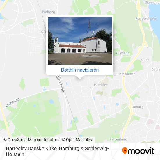 Harreslev Danske Kirke Karte