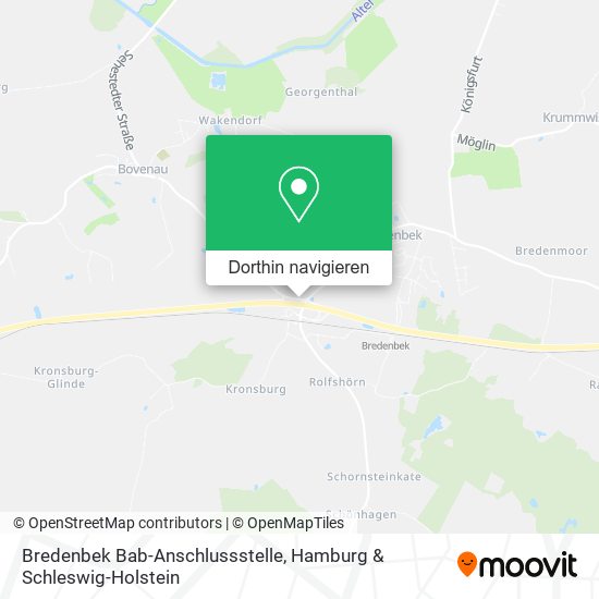 Bredenbek Bab-Anschlussstelle Karte