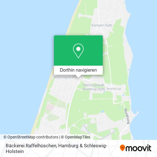Bäckerei Raffelhüschen Karte