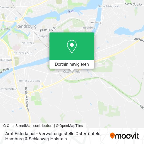 Amt Eiderkanal - Verwaltungsstelle Osterrönfeld Karte