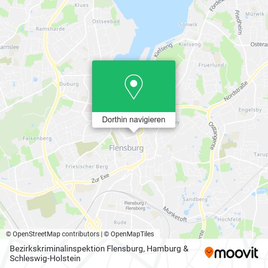 Bezirkskriminalinspektion Flensburg Karte