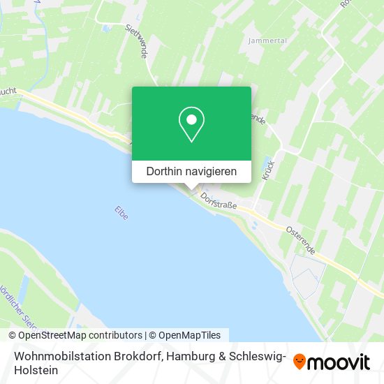 Wohnmobilstation Brokdorf Karte