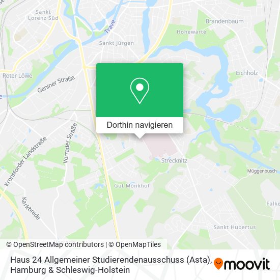 Haus 24 Allgemeiner Studierendenausschuss (Asta) Karte