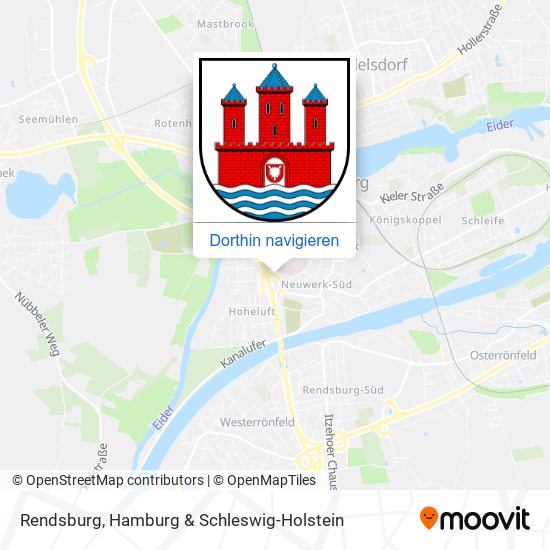 Rendsburg Karte