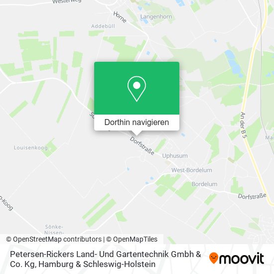 Petersen-Rickers Land- Und Gartentechnik Gmbh & Co. Kg Karte