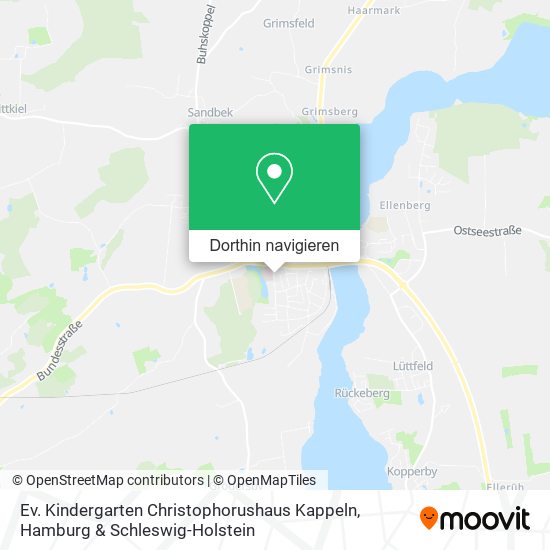 Ev. Kindergarten Christophorushaus Kappeln Karte